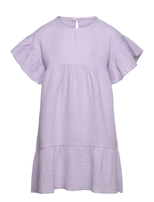 Huttelihut Dress Ss Muslin Huttelihut Purple