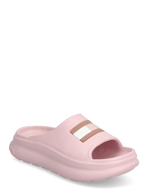 Se Tommy Hilfiger Foam Slide Tommy Hilfiger Pink ved Booztlet