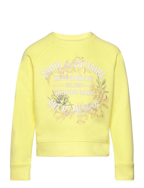 Zadig & Voltaire Kids Sweatshirt Zadig & Voltaire Kids Yellow