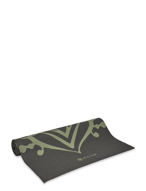 Gaiam Cool Matcha Sundial Layers Yoga Mat 5Mm Classic Printed Gaiam Green