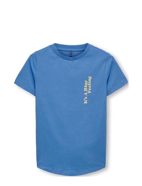 Se Kids Only Koblau S/S Ocean Tee Box Jrs Kids Only Blue ved Booztlet