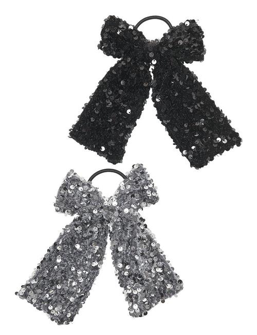 Kids Only Kogshy Glitter Bow 2-Pack Elastics Acc Kids Only Silver