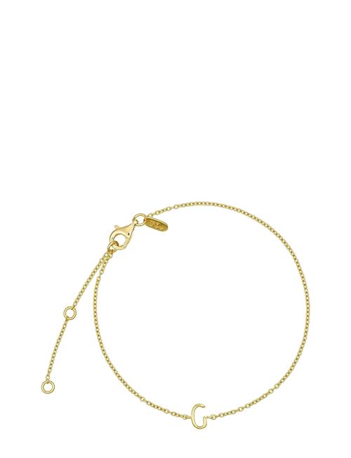 Archetype Bracelet - A-Z Gold Plated Design Letters Gold