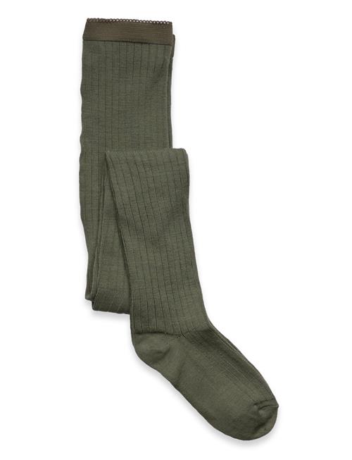 mp Denmark Wool Rib Tights Mp Denmark Khaki