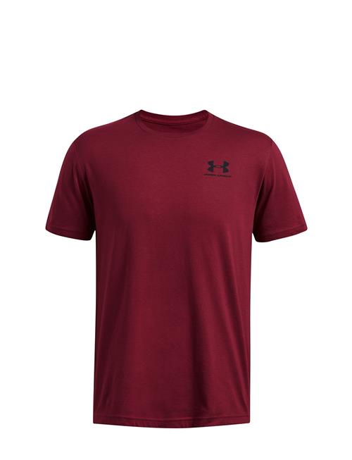 Se Under Armour Ua M Sportstyle Lc Ss Under Armour Burgundy ved Booztlet