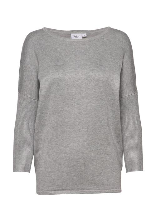 Saint Tropez A2561, Milasz R-Neck Pullover Saint Tropez Grey