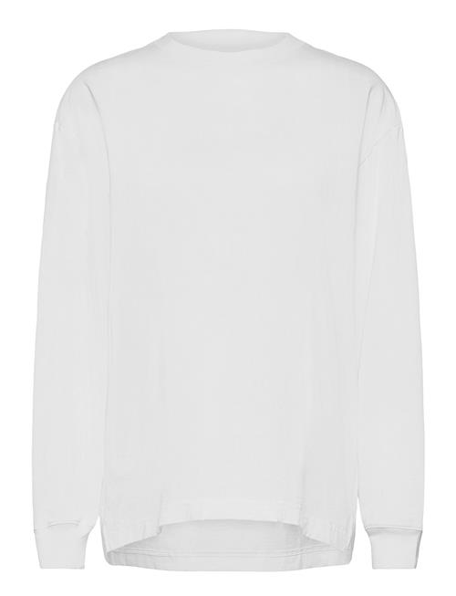 Se Samsøe Samsøe Chrome Ls T-Shirt 12700 Samsøe Samsøe White ved Booztlet