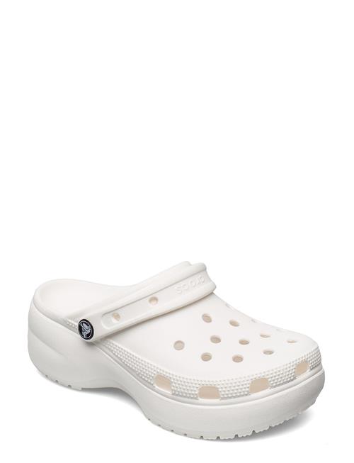 Se Crocs Classic Platform Clog W Crocs White ved Booztlet