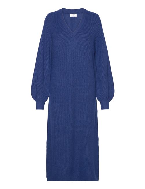 Object Objmalena L/S Knit Dress Noos Object Blue