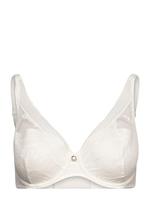 True Lace Plunge Spacer Bra CHANTELLE White