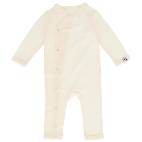 Gullkorn Design Vakke Ull Babydress i Warm White | Hvid | 56 cm