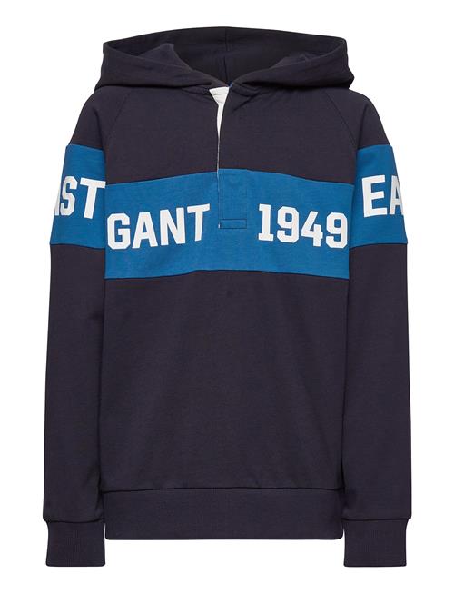 Se GANT D1. Gant Chest Stripe Hr GANT Blue ved Booztlet