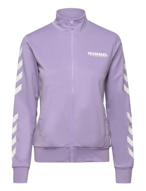 Hummel Hmllegacy Poly Woman Zip Jacket Hummel Purple