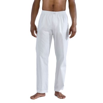 Bread & Boxers Bread and Boxers Woven Pyjama Pants Hvid økologisk bomuld Medium Herre