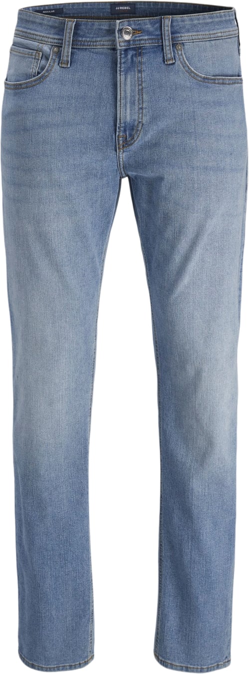 JJ-REBEL Jrebadam Jjcraft MF 330 Noos Mand Blue Denim Jeans Tapered Fit Str "34/""36" - Denim hos Magasin