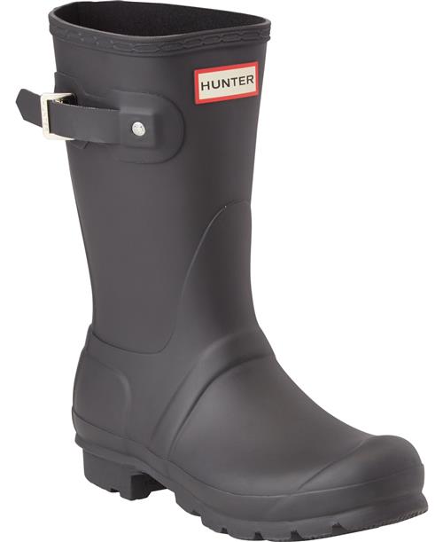 Hunter Original Short Gummistøvle Kvinde Sort Gummistøvler Str 40/41 - hos Magasin