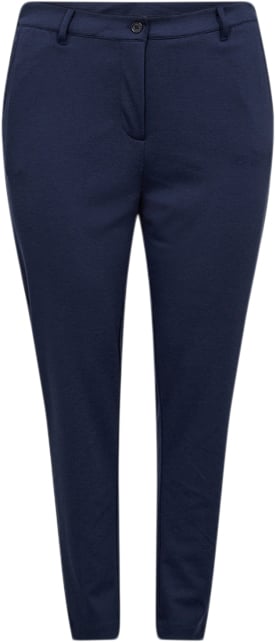 Wasabiconcept Curvy Wasina 2 Bukser Navy blå Kvinde 6799 Blue Iris Bukser Str 50/52 - Polyester hos Magasin