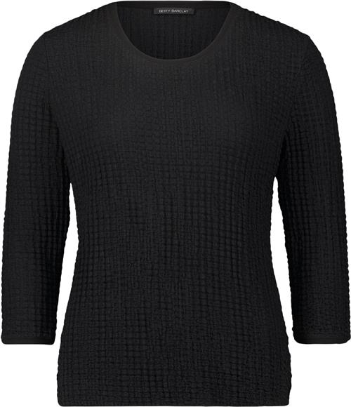 Se Betty Barclay Shirt Kurz 3/4 Ar Kvinde Sort Langærmede Bluser Str 40 - hos Magasin ved Magasin