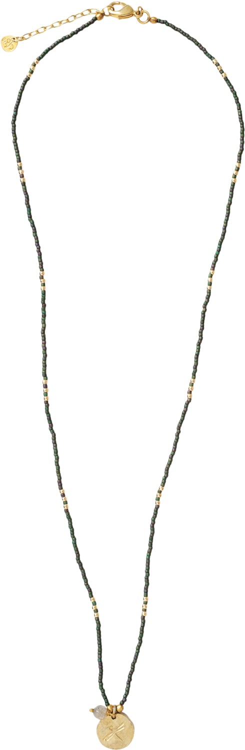 A Beautiful Story Timeless Labradorite GC Necklace 52-55cm - Halskæder Med Vedhæng hos Magasin