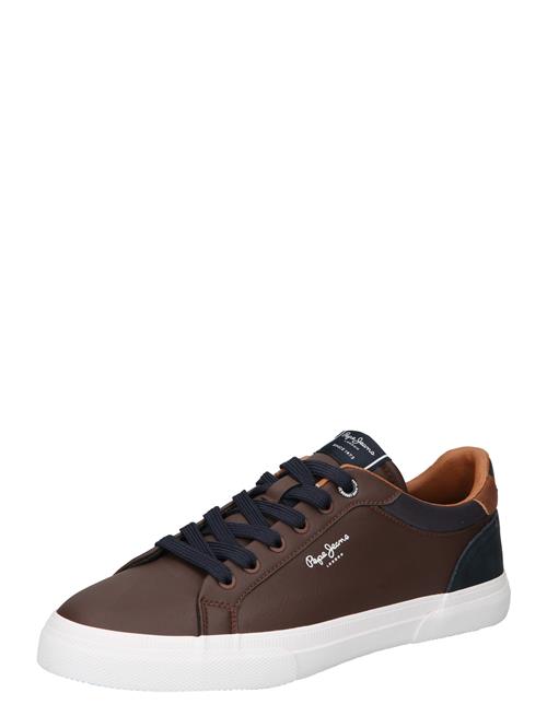 Pepe Jeans Sneaker low 'KENTON COURT'  brun / sort / hvid