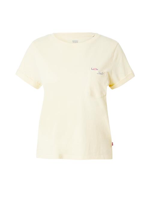 LEVI'S ® Shirts 'Graphic Margot Pocket Tee'  pastelgul / mørkelilla / laks