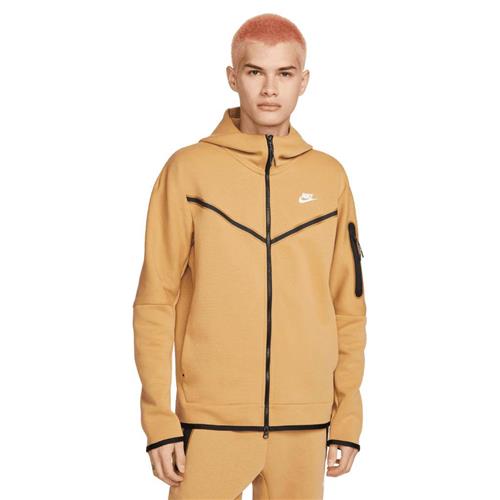 Nike Sportswear Tech Fleece Mand Elemental Gold/sail Fleece Str XS - Bomuld hos Magasin