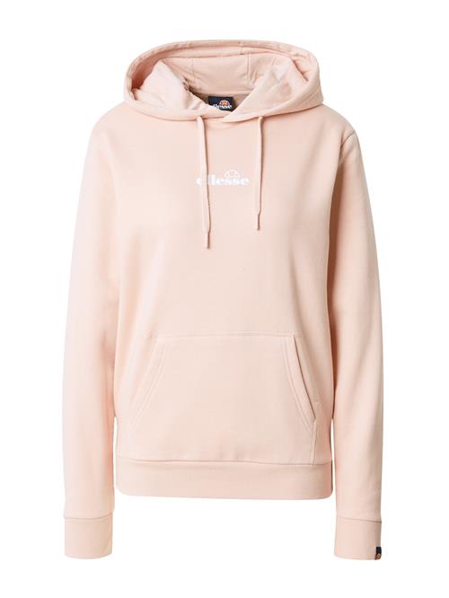 Se ELLESSE Sweatshirt 'Jazana'  pastelpink / hvid ved About You