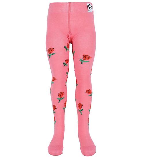 Mini Rodini StrÃ¸mpebukser - Roses - Pink