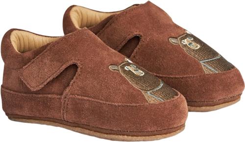 Wheat Pixi Indoor Shoe Cognac Hjemmesko Str 22 - Læder hos Magasin