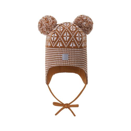 Se Reima Beanie - Kuuru i Cinnamon brown | Brun | 50 cm ved Babyshop