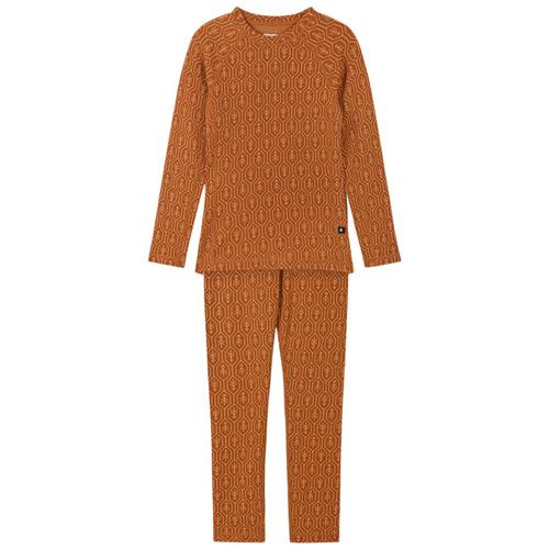 Se Reima Termisk sæt - Taival i Cinnamon brown | Brun | 150 cm ved Babyshop