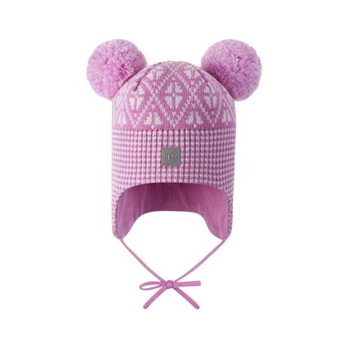 Se Reima Beanie Kuuru-Mauve Pink | Lyserød | 50 cm ved Babyshop