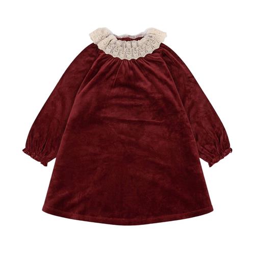 Konges Sløjd Venola Dress Grs - Red Dahlia | Rød | 3 years