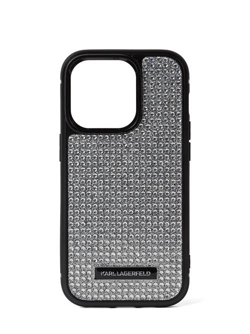 Karl Lagerfeld Smartphone-etui ' iPhone 14 Pro'  sort / sølv