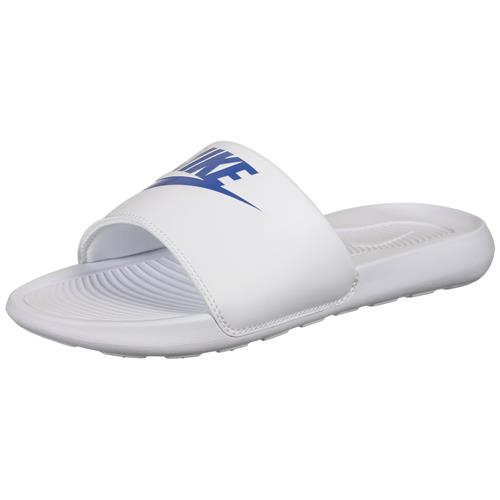 Nike Sportswear Pantoletter 'VICTORI ONE SLIDE'  blå / hvid