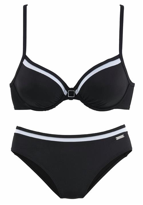 LASCANA Bikini  sort / hvid