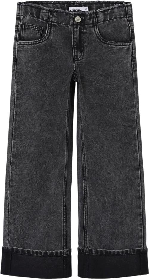 Name It Nkfrose Wide Jeans 4310gm Str 122 - Grå Jeans hos Magasin