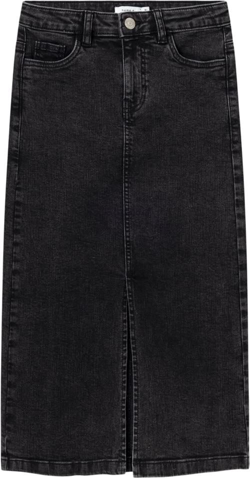 Name It Nkfkylie Maxi DNM Skirt 8507md O Str 134 - Grå Nederdele Denim hos Magasin