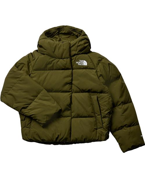 The North Face G North Down Hooded Jacket Forest O Str XXL - Forest Olive Vinterjakker hos Magasin