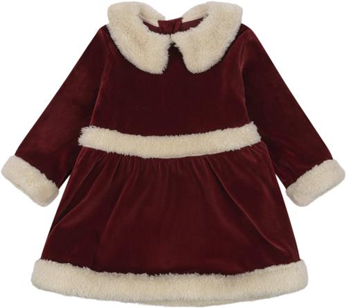 Konges Sløjd Christmas Dress GRS Str 5-6Y - Red Dahlia Kjoler Polyester hos Magasin