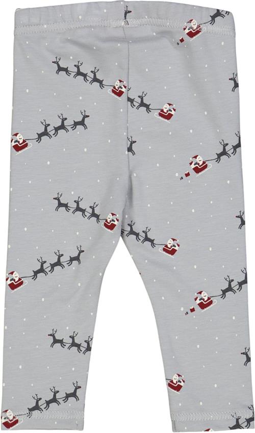 Müsli by Green Cotton Santa Leggings Baby Str 92 - Jasmin Blue/ Mystery Blue/ Balsam Cream Leggings Bomuld hos Magasin