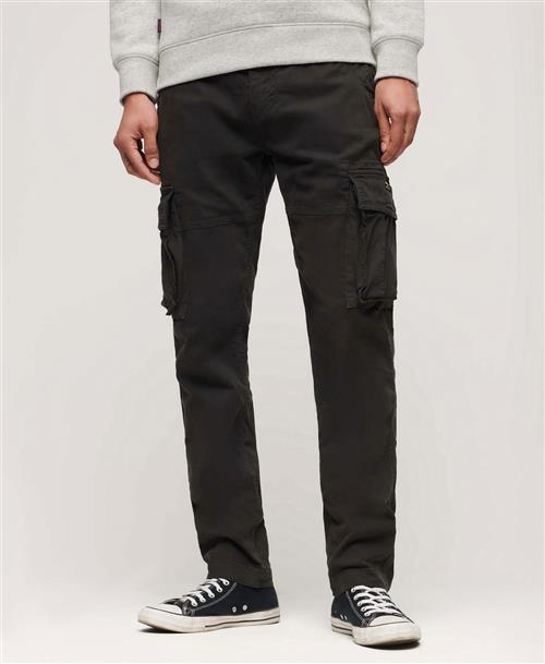 Superdry Core Cargo Pant Mand Washed Black Bukser Str 34/32 - hos Magasin