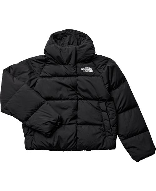 The North Face G North Down Hooded Jacket TNF Blac Str L - Sort Vinterjakker hos Magasin