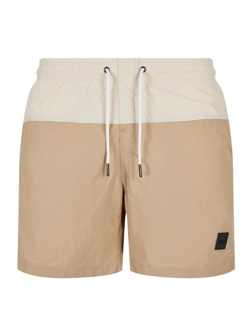 Urban Classics Badeshorts  beige / mørkebeige