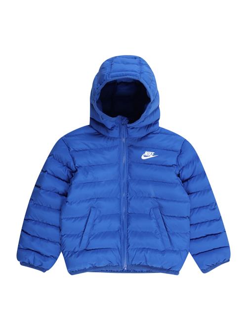 Nike Sportswear Overgangsjakke  royalblå / hvid