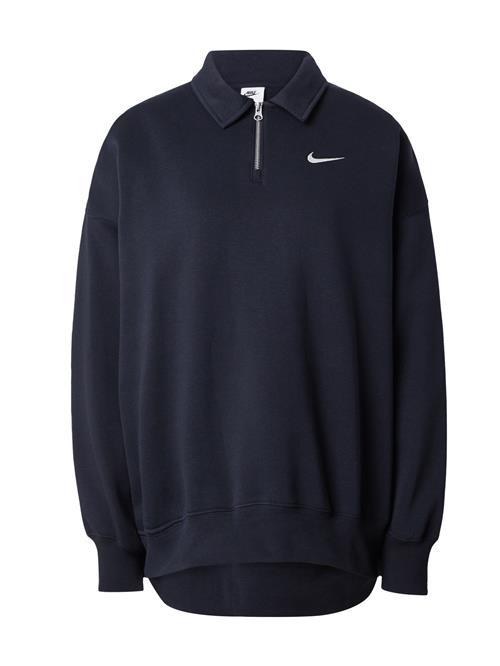 Se Nike Sportswear Sweatshirt 'Phoenix Fleece'  sort / hvid ved About You