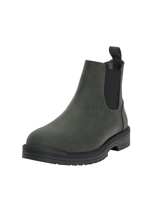 Pull&Bear Chelsea Boots  grøn / sort