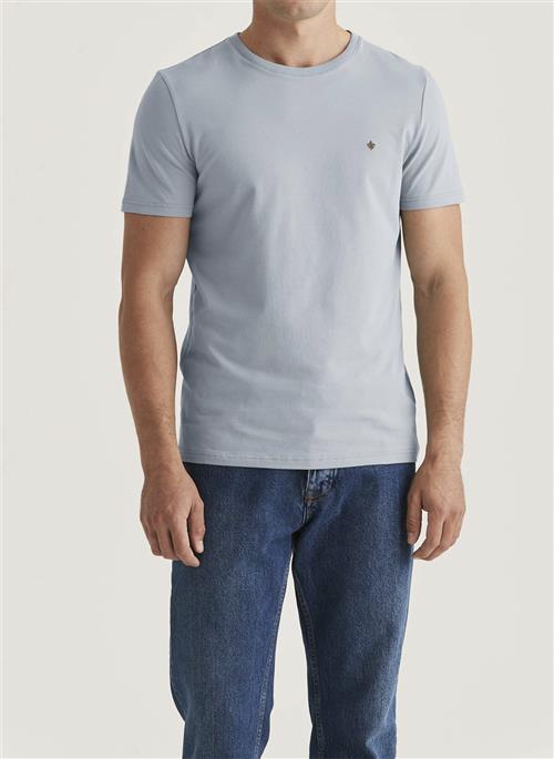 Morris Stockholm James Tee Mand Light Blue Kortærmede T-shirts Str S - hos Magasin