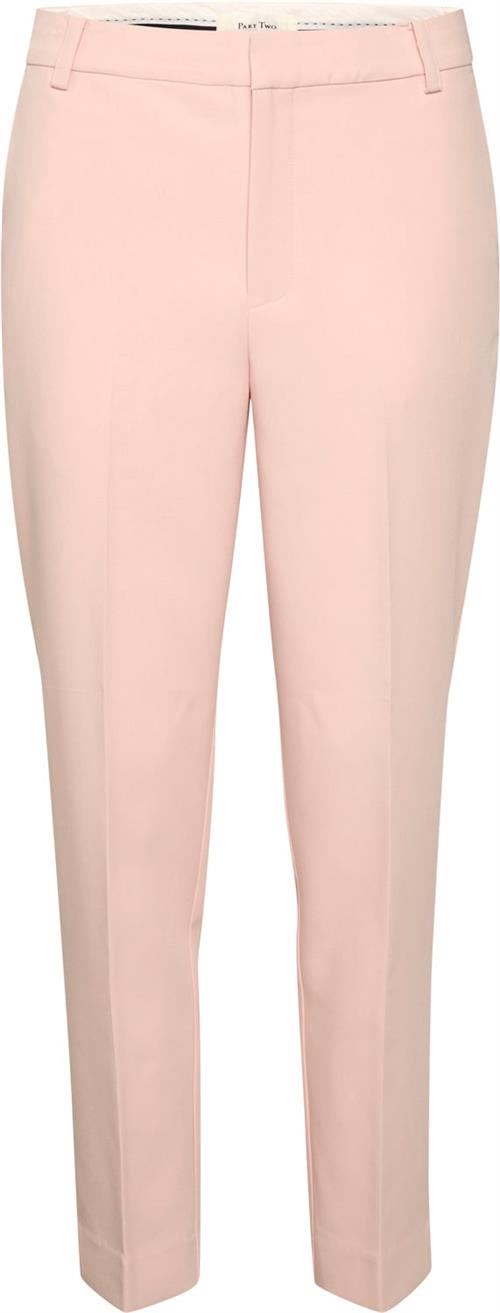 Part Two Urbanapw PA Urbanapw Kvinde Pale Blush Bukser Med Lige Ben Classic Fit Str 42 - hos Magasin