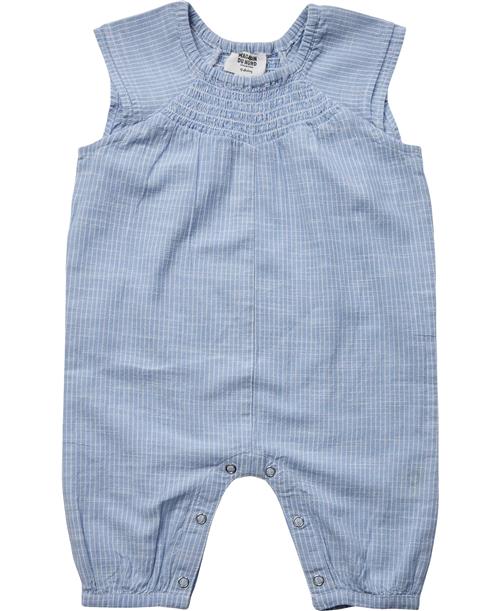 Magasin du Nord Collection Magasin Blue 1 Baby Jumpsuit Organic Gots Str 92 Blue Stripe Buksedragter Bomuld